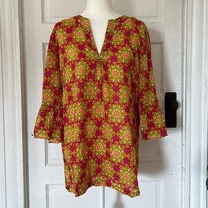 J. Crew | Groovy Floral Tunic